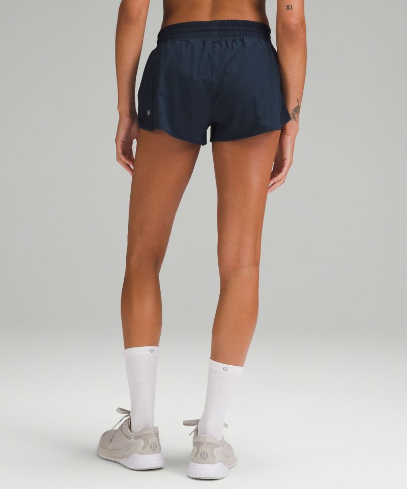 Lululemon Hotty Hot High-Rise Lined Short 2.5" True Navy Online Outlet Sale