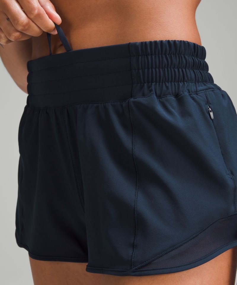 Lululemon Hotty Hot High-Rise Lined Short 2.5" True Navy Online Outlet Sale