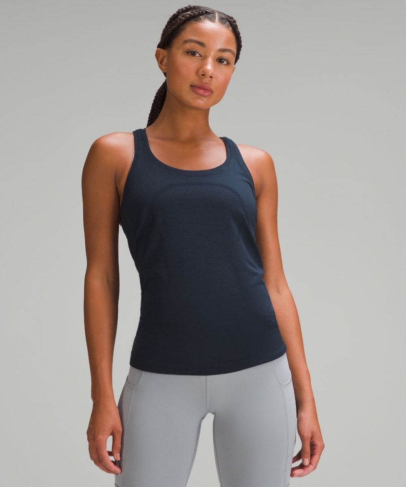 Lululemon Swiftly Tech Racerback Tank Top 2.0 *Hip Length True Navy / True Navy Online Outlet Sale