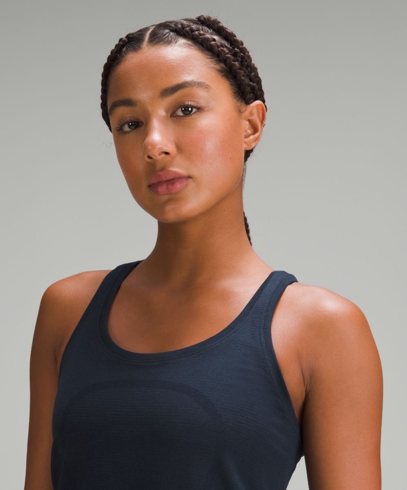 Lululemon Swiftly Tech Racerback Tank Top 2.0 *Hip Length True Navy / True Navy Online Outlet Sale