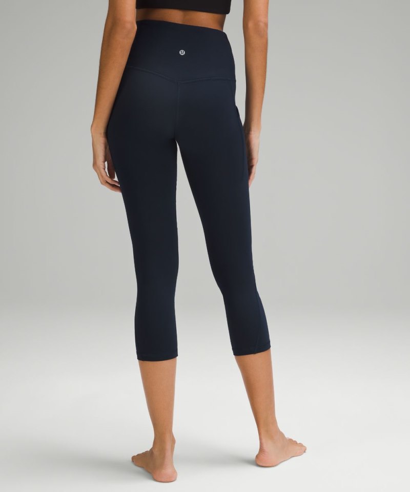 Lululemon lululemon Align™ High-Rise Crop with Pockets 23" True Navy Online Outlet Sale