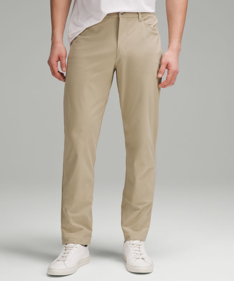 Lululemon ABC Classic-Fit 5 Pocket Pant 32"L *Warpstreme Compass Khaki Online Outlet Sale