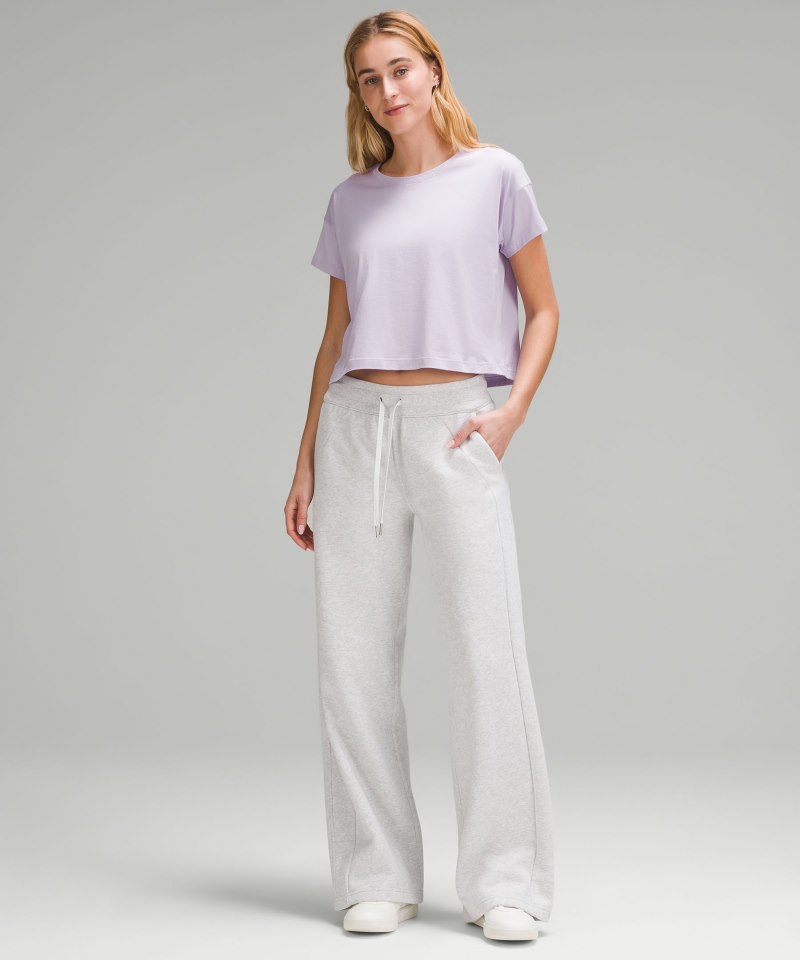 Lululemon Cates T-Shirt *Online Only Lilac Ether Online Outlet Sale