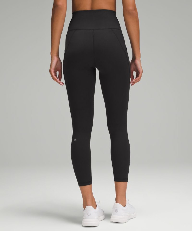 Lululemon Wunder Train High-Rise Tight with Pockets 25" Black Online Outlet Sale