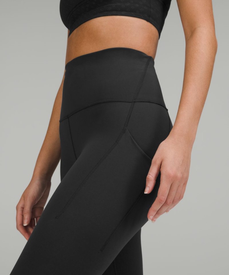 Lululemon Wunder Train High-Rise Tight with Pockets 25" Black Online Outlet Sale