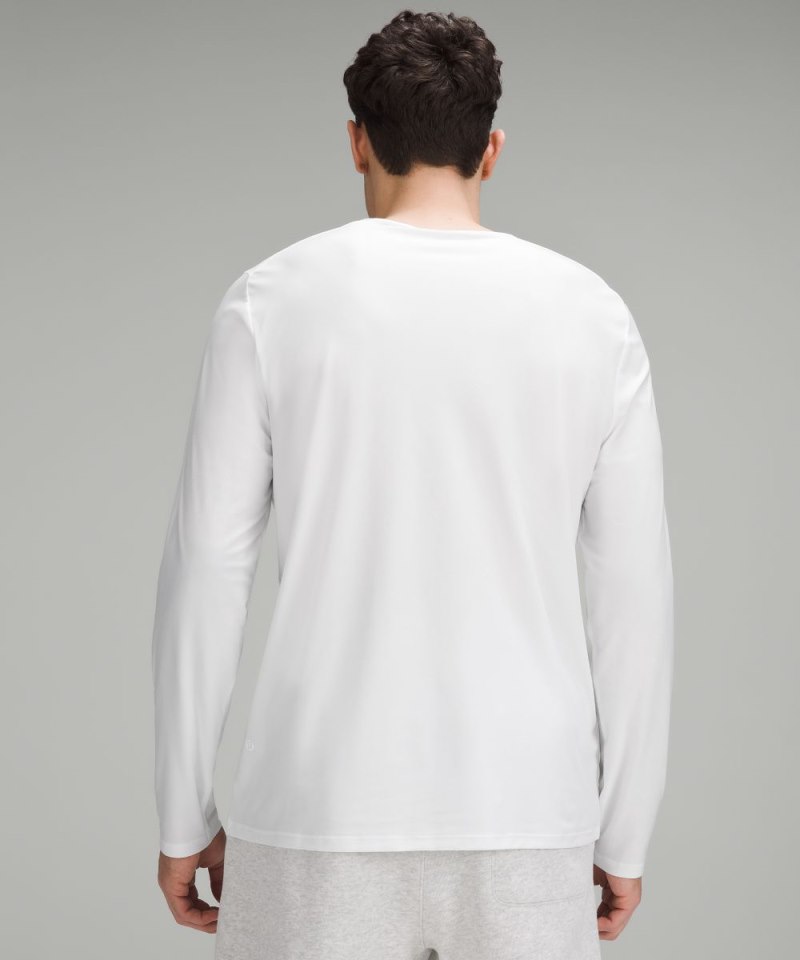 Lululemon Ultra-Soft Nulu Long-Sleeve Shirt White Online Outlet Sale
