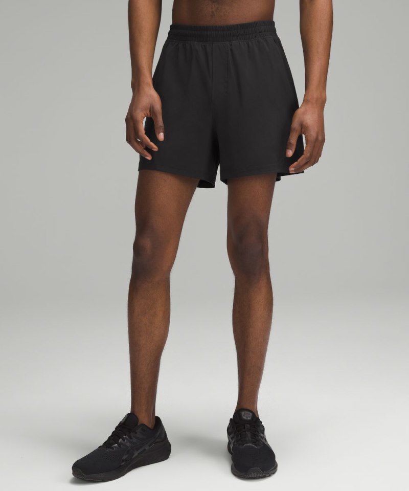 Lululemon Pace Breaker Lined Short 5" Black Online Outlet Sale