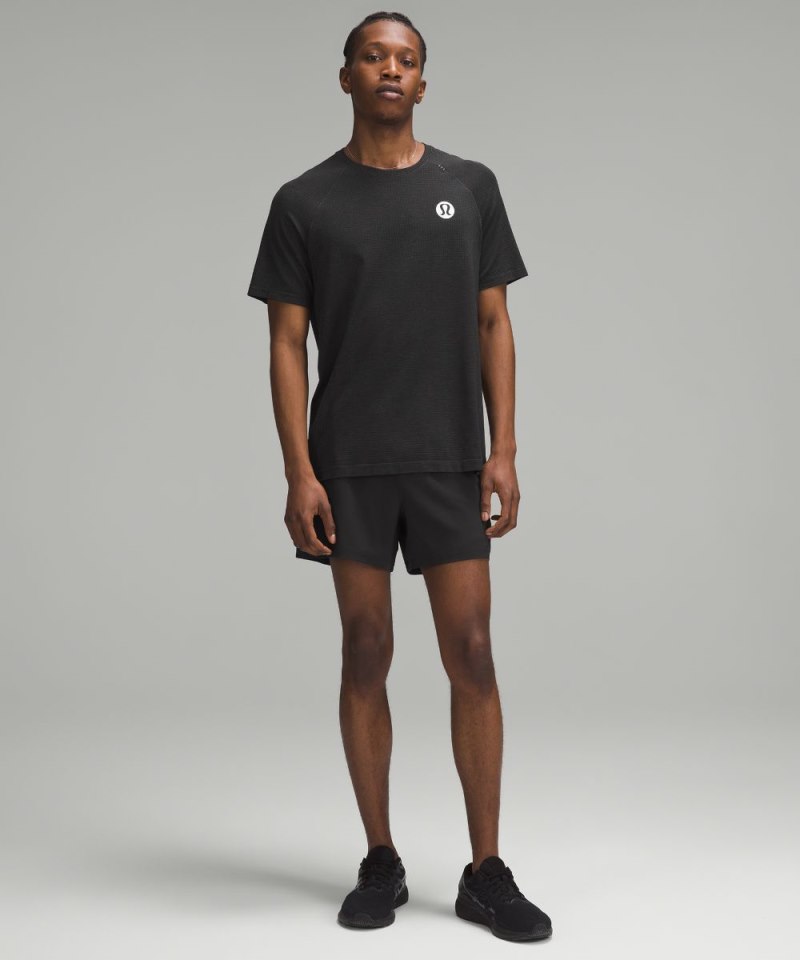 Lululemon Pace Breaker Lined Short 5" Black Online Outlet Sale