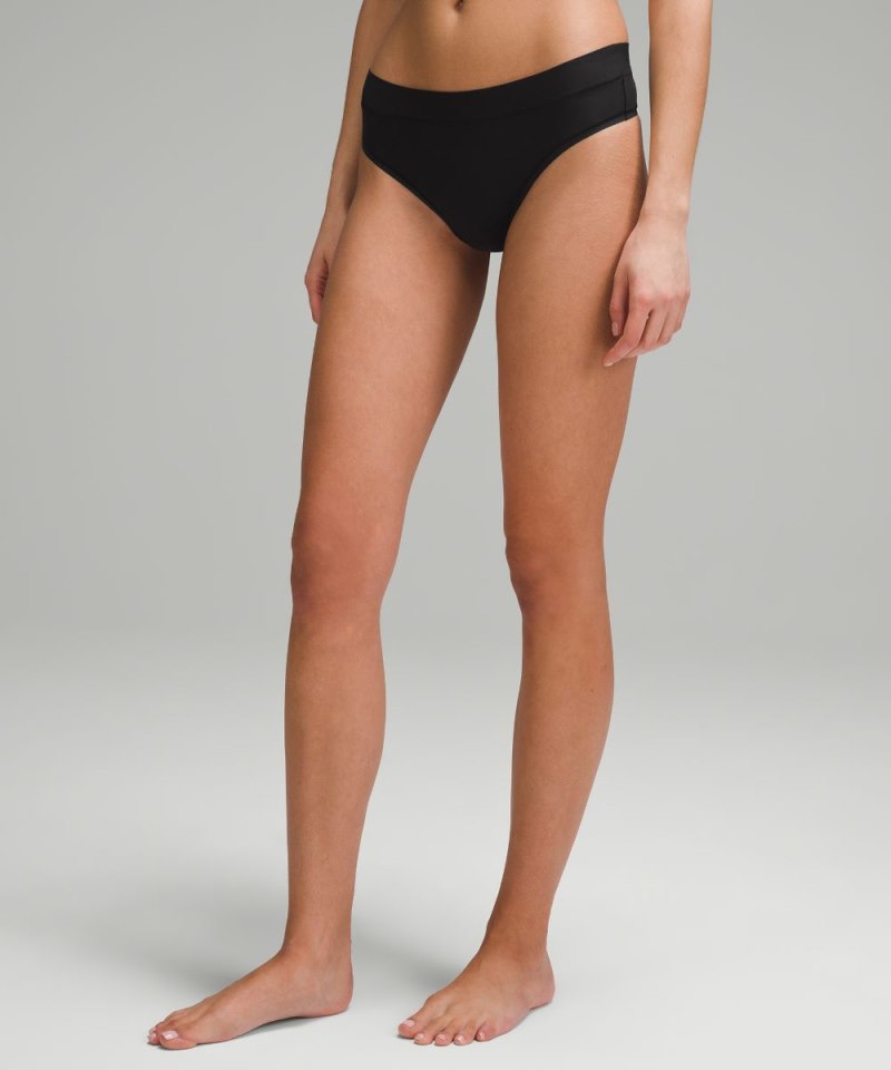 Lululemon UnderEase High-Rise Thong Underwear *3 Pack Jumie Stripe White Vapor / Larkspur / Black Online Outlet Sale