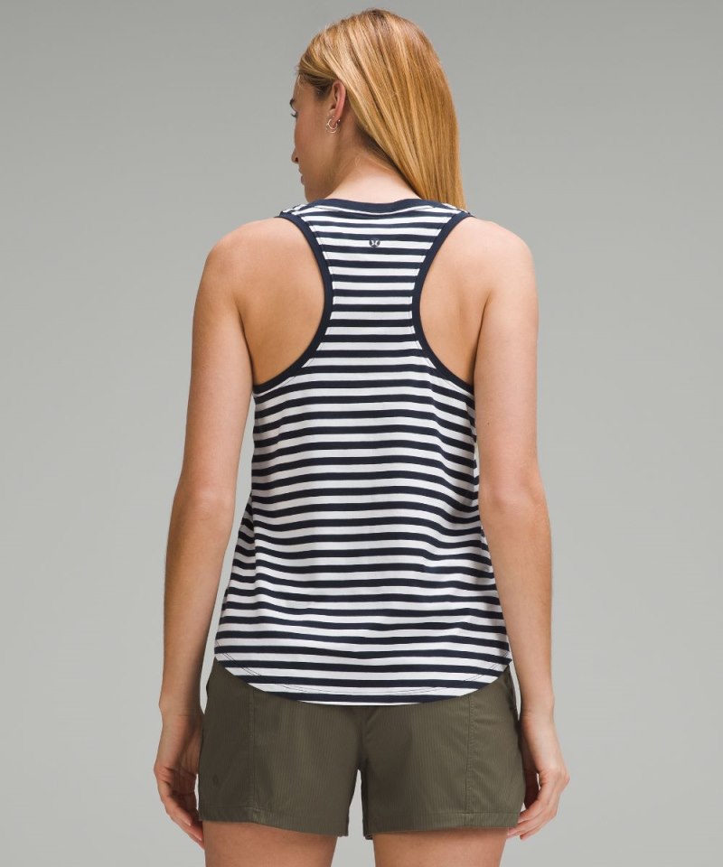 Lululemon Love Tank Top True Stripe True Navy White Online Outlet Sale