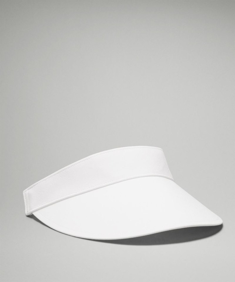 Lululemon Women's Fast Paced Wide Band Running Visor White Online Outlet Sale
