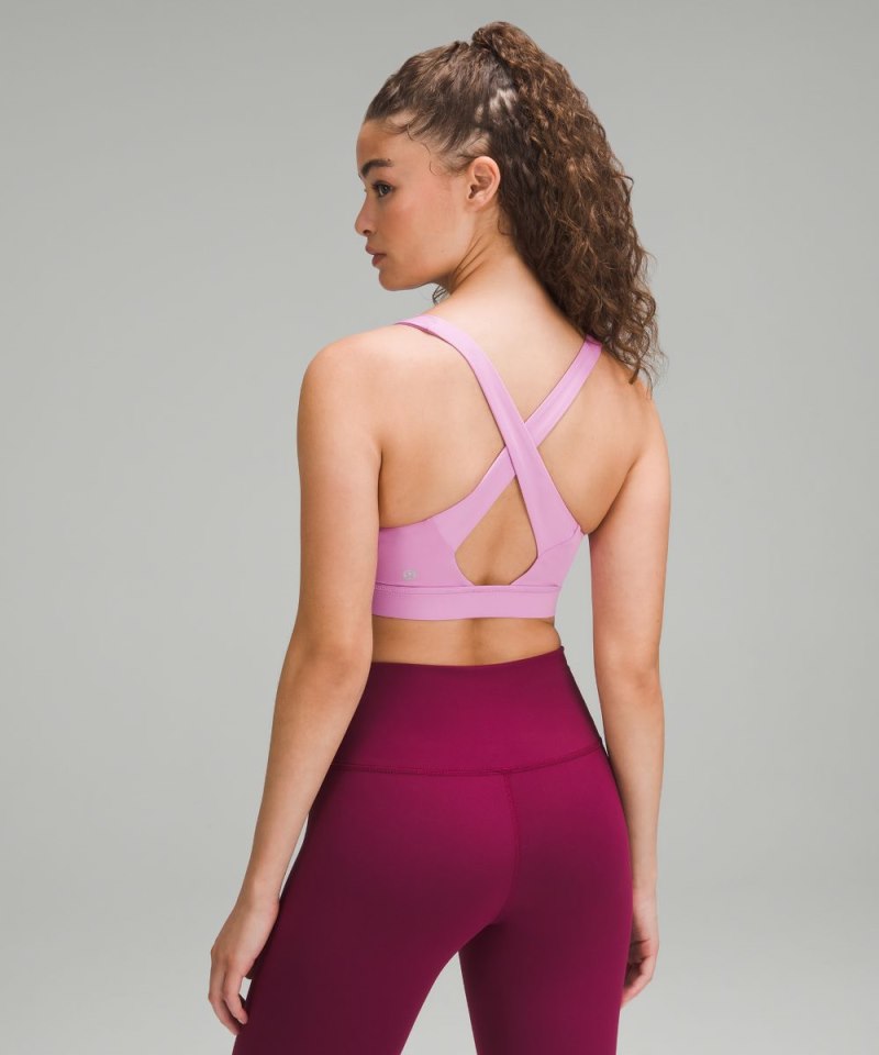 Lululemon Envital Bra *Medium Support B / C Cup Dahlia Mauve Online Outlet Sale
