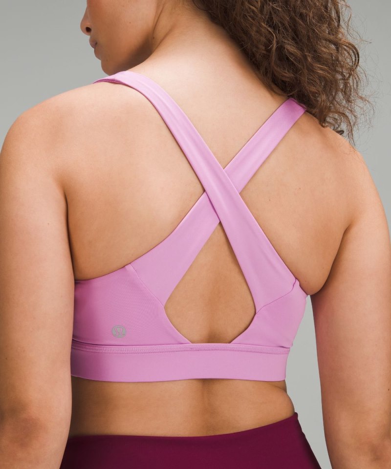 Lululemon Envital Bra *Medium Support B / C Cup Dahlia Mauve Online Outlet Sale
