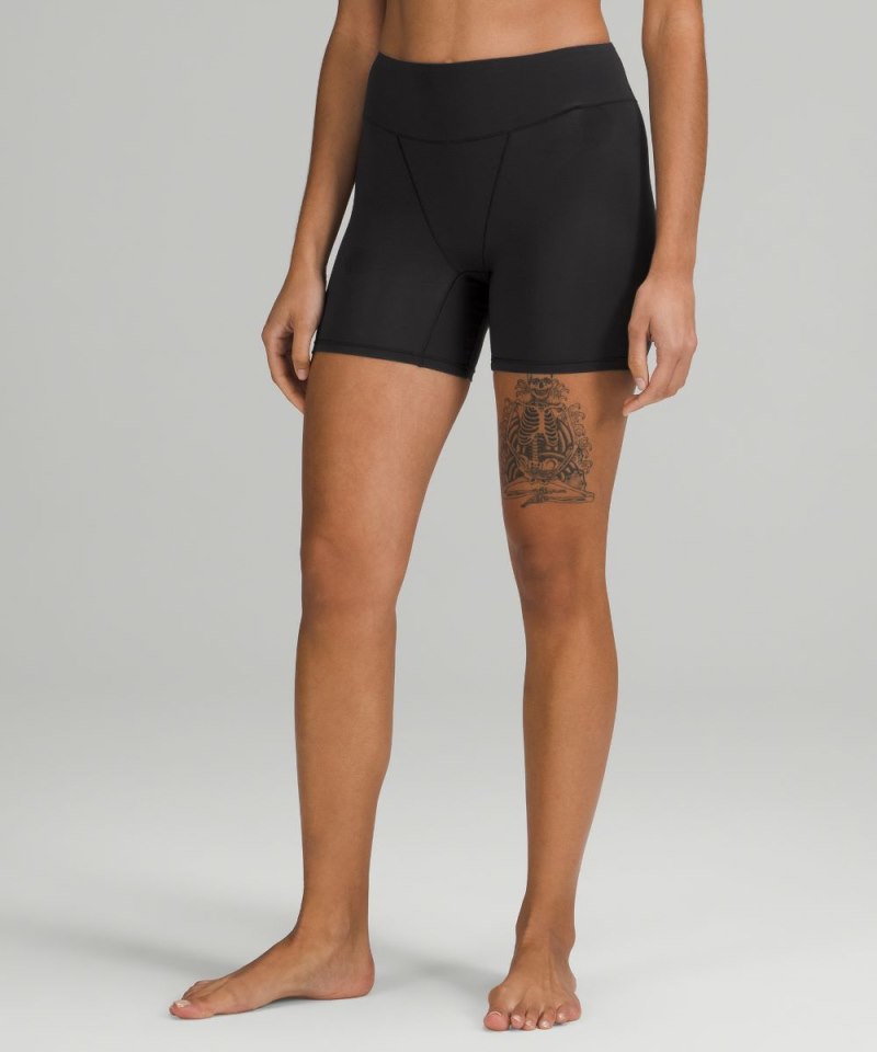 Lululemon UnderEase Super-High-Rise Shortie Underwear Black Online Outlet Sale