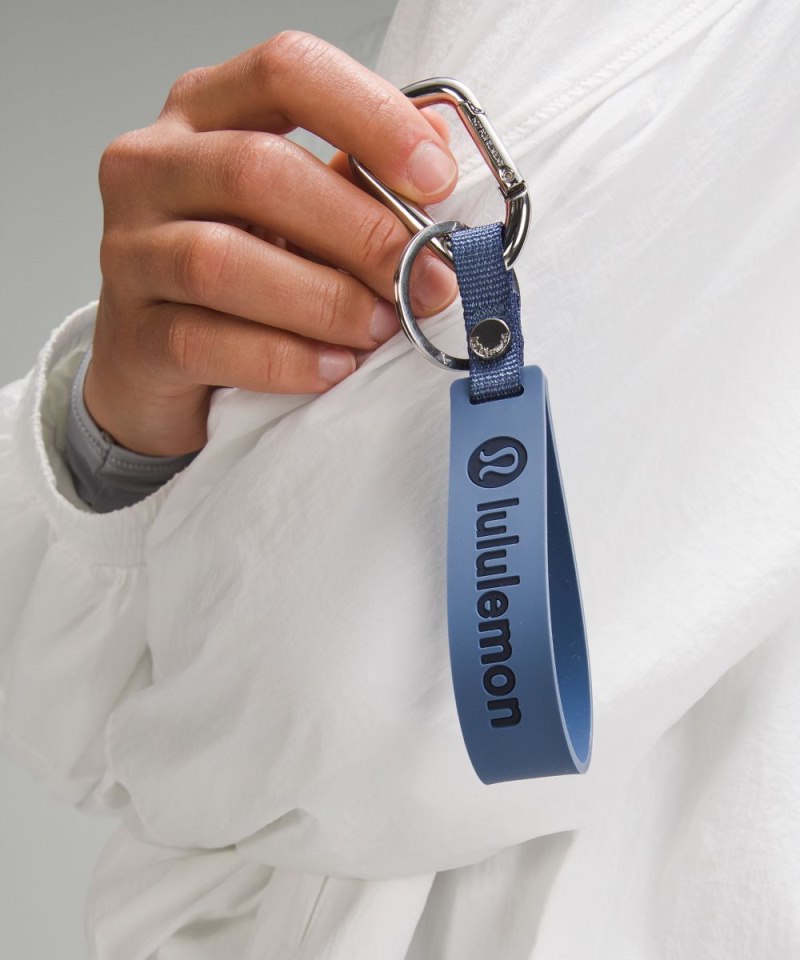 Lululemon Silicone Keychain Oasis Blue / True Navy Online Outlet Sale