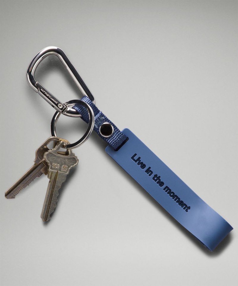 Lululemon Silicone Keychain Oasis Blue / True Navy Online Outlet Sale