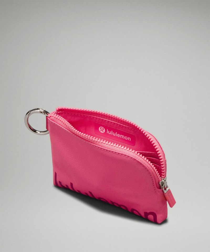 Lululemon Clippable Card Pouch Sakura Pink / Washed Mauve Online Outlet Sale