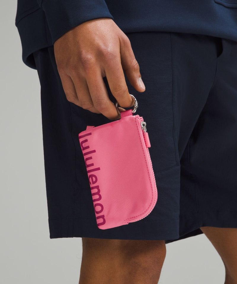 Lululemon Clippable Card Pouch Sakura Pink / Washed Mauve Online Outlet Sale