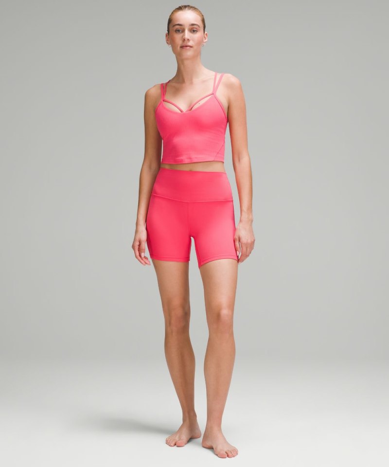 Lululemon lululemon Align™ Strappy Ribbed Tank Top Glaze Pink Online Outlet Sale