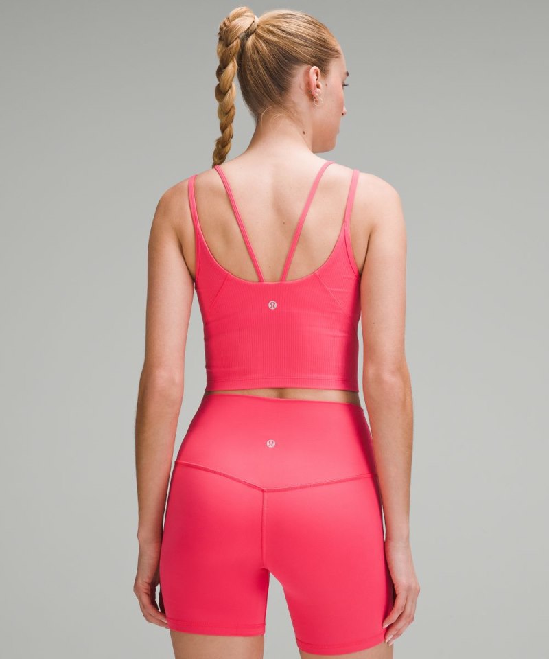 Lululemon lululemon Align™ Strappy Ribbed Tank Top Glaze Pink Online Outlet Sale