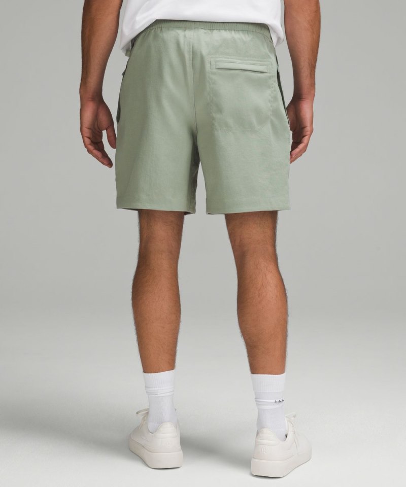 Lululemon Relaxed-Fit Pull-On Short 7" *Light Woven Palm Court Online Outlet Sale