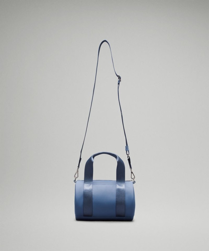 Lululemon Knit Nylon Mini Barrel Duffle Bag 5L Oasis Blue Online Outlet Sale