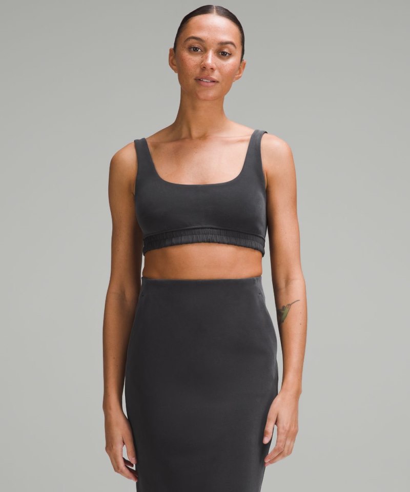 Lululemon Softstreme Scoop-Neck Bra *B / C Cup Black Online Outlet Sale