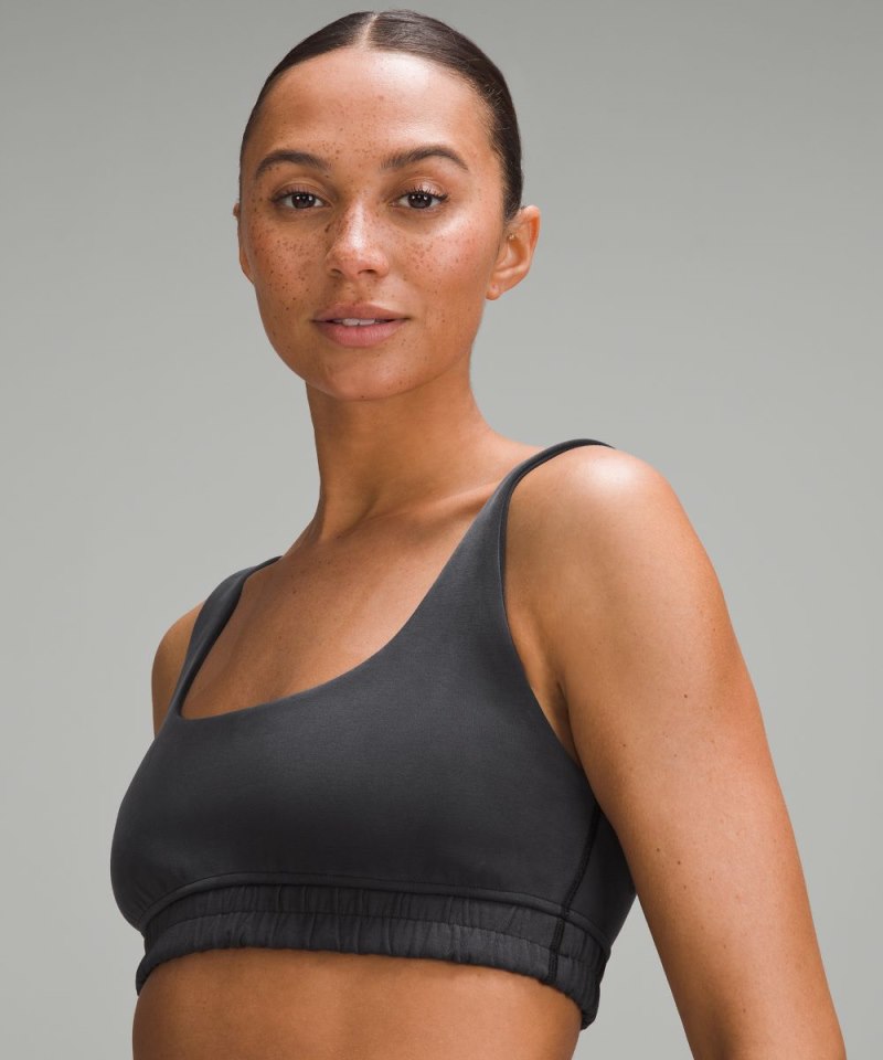 Lululemon Softstreme Scoop-Neck Bra *B / C Cup Black Online Outlet Sale