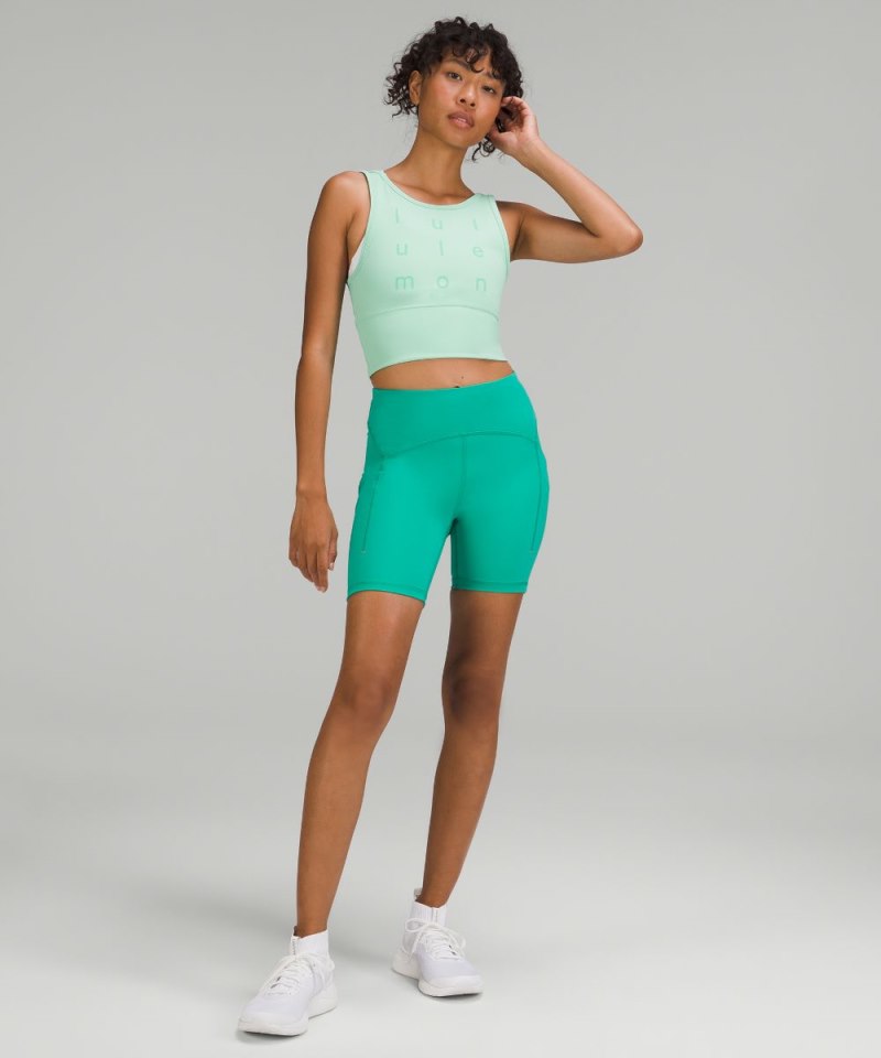 Lululemon Power Pivot Everlux Tank Top Wild Mint Online Outlet Sale