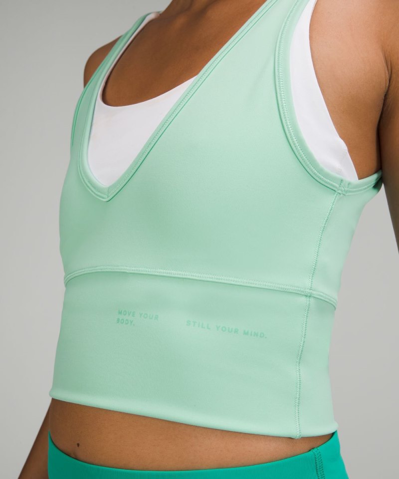 Lululemon Power Pivot Everlux Tank Top Wild Mint Online Outlet Sale