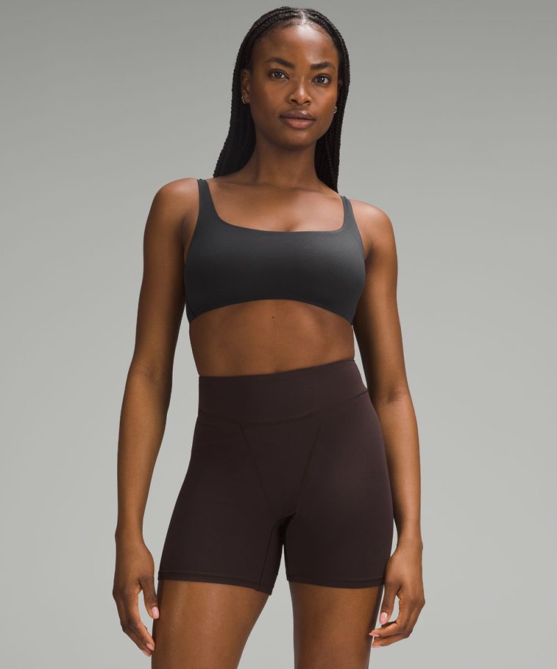 Lululemon Wundermost Ultra-Soft Nulu Scoop-Neck Bralette A–D Cups Black Online Outlet Sale