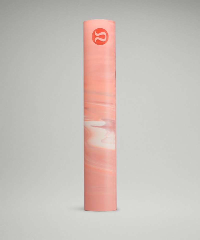 Lululemon The (Big) Mat 5mm *Made With FSC™ Certified Rubber Dew Pink / Pink Pastel / White / Dew Pink Online Outlet Sale