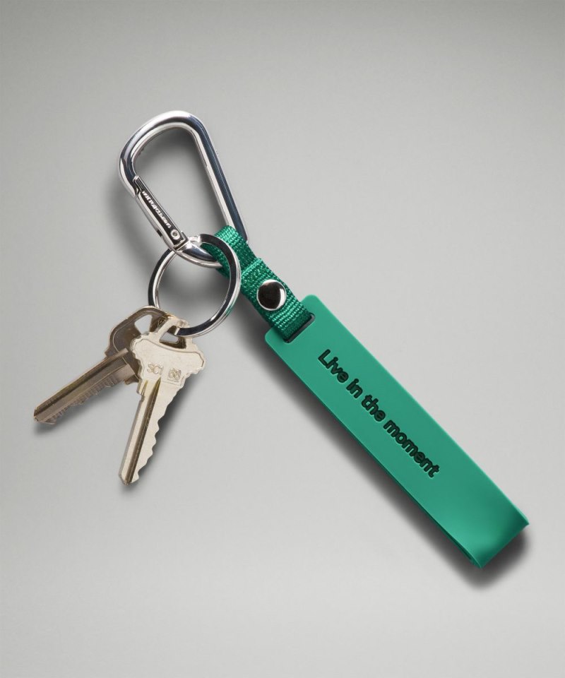 Lululemon Silicone Keychain Cascadia Green / Legacy Green Online Outlet Sale