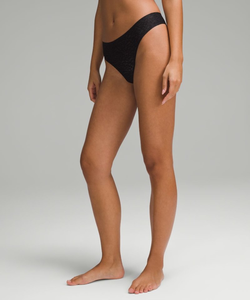 Lululemon InvisiWear Mid-Rise Thong Underwear Performance Lace *3 Pack Silver Drop / Lace / Larkspur / Lace / Black / Lace Online Outlet Sale