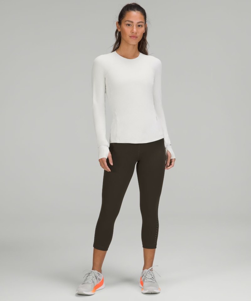 Lululemon It's Rulu Run Ribbed Long-Sleeve Shirt Vapor Online Outlet Sale