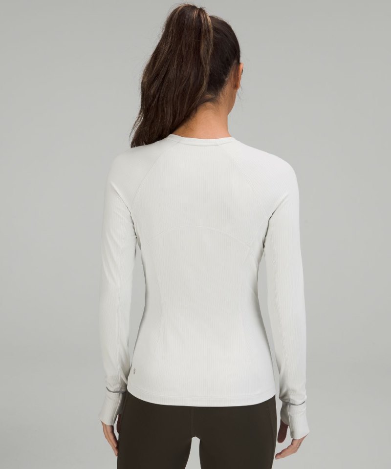 Lululemon It's Rulu Run Ribbed Long-Sleeve Shirt Vapor Online Outlet Sale