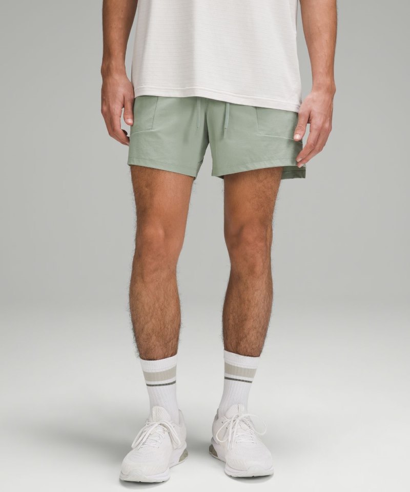 Lululemon License to Train Linerless Short 5" Palm Court Online Outlet Sale