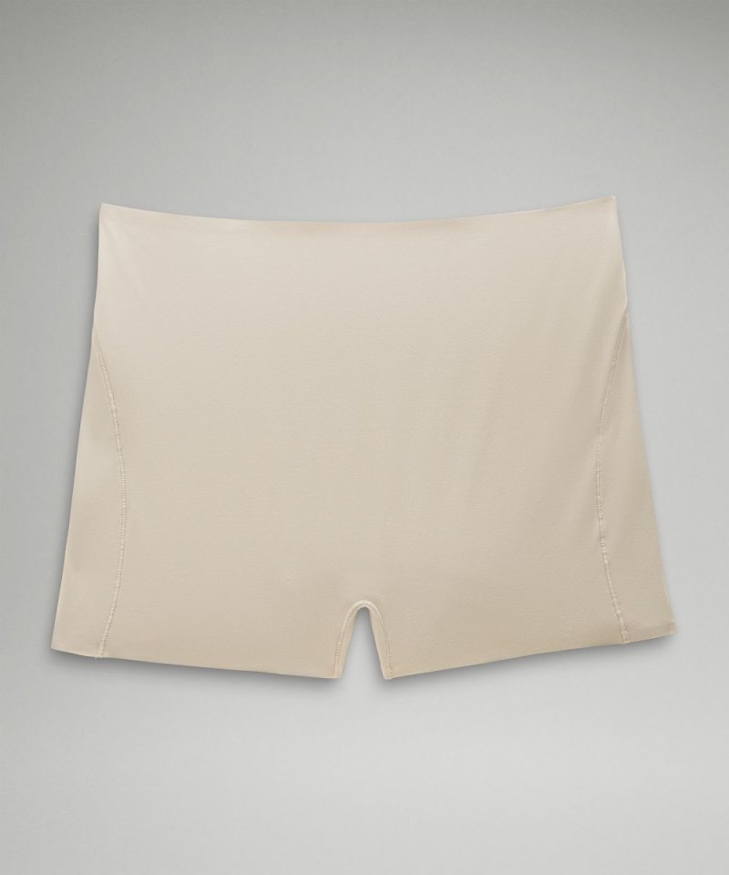 Lululemon Wundermost Ultra-Soft Nulu Super-High-Rise Shortie Underwear 2" Mojave Tan Online Outlet Sale