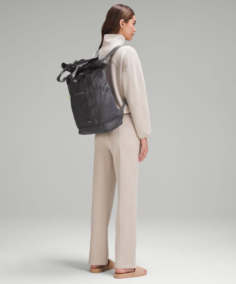 Lululemon Packable Backpack 32L Traverse Grey / Lichen Lime / Black Online Outlet Sale