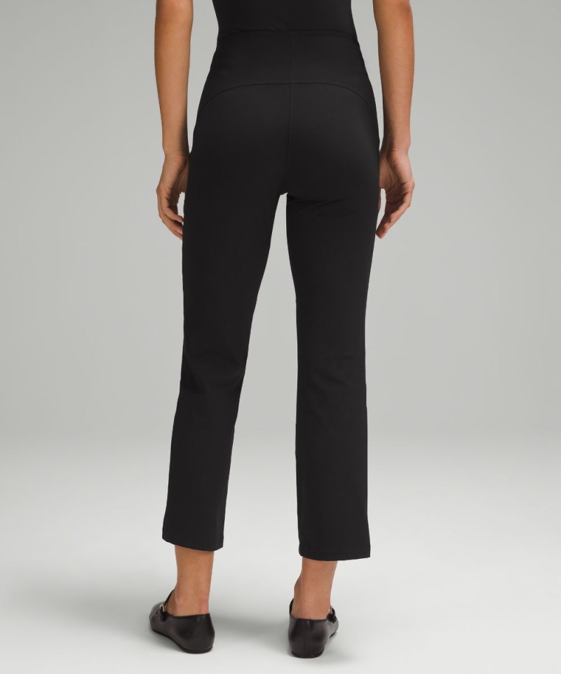 Lululemon Smooth Fit Pull-On High-Rise Cropped Pant Black Online Outlet Sale