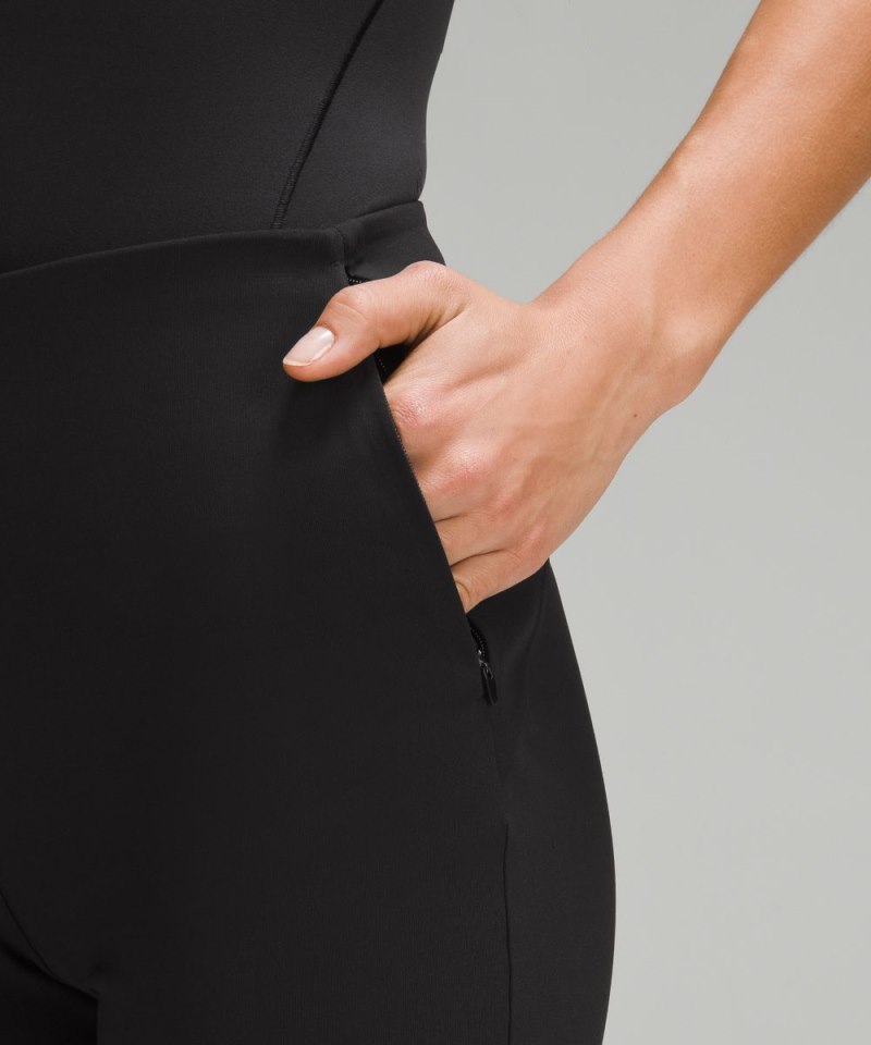 Lululemon Smooth Fit Pull-On High-Rise Cropped Pant Black Online Outlet Sale