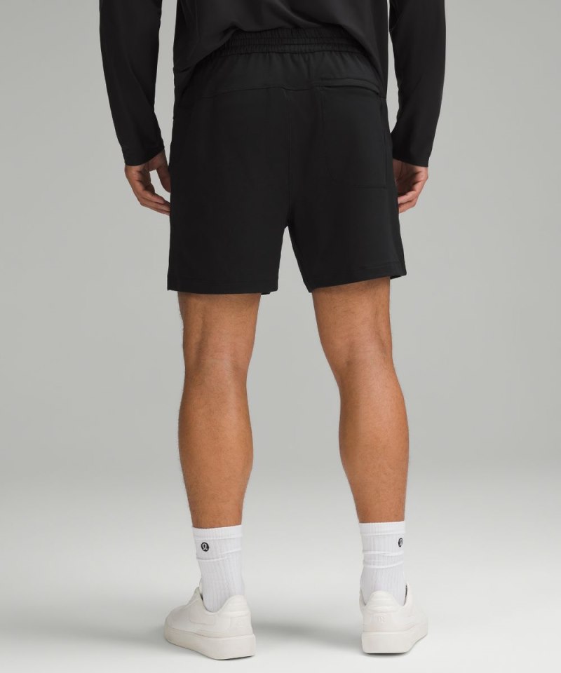 Lululemon Soft Jersey Short 5" Black Online Outlet Sale