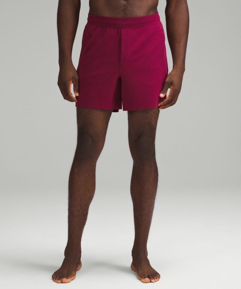 Lululemon Balancer Short 6" Heathered Deep Luxe Online Outlet Sale