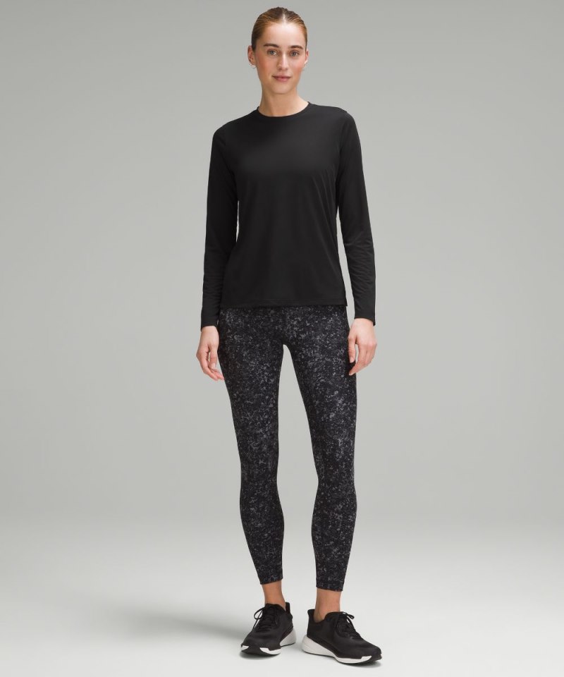 Lululemon Ultralight Hip-Length Long-Sleeve Shirt Black Online Outlet Sale