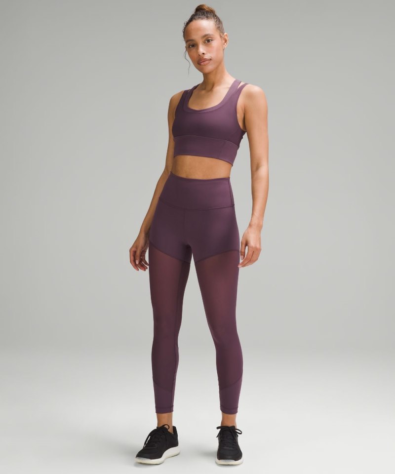 Lululemon Wunder Train Mesh Racerback Tank Top Grape Thistle Online Outlet Sale