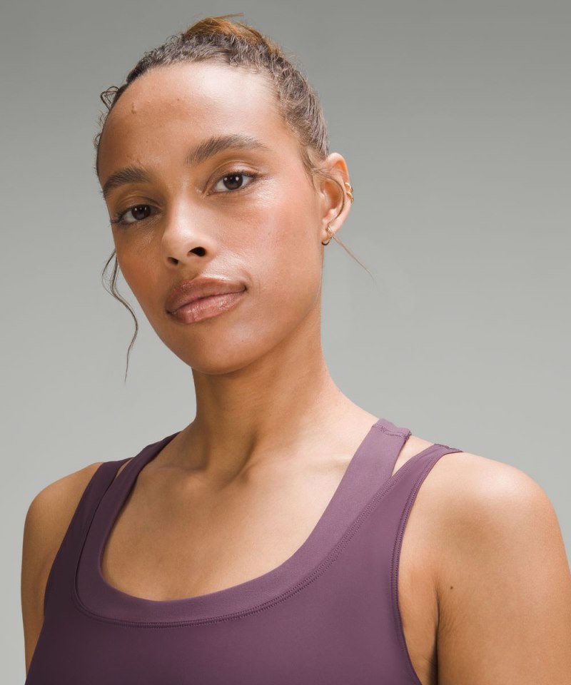 Lululemon Wunder Train Mesh Racerback Tank Top Grape Thistle Online Outlet Sale