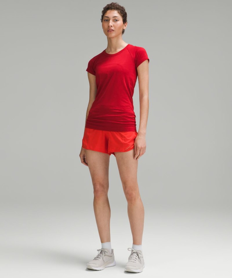 Lululemon Hotty Hot High-Rise Lined Short 4" Hot Heat Online Outlet Sale