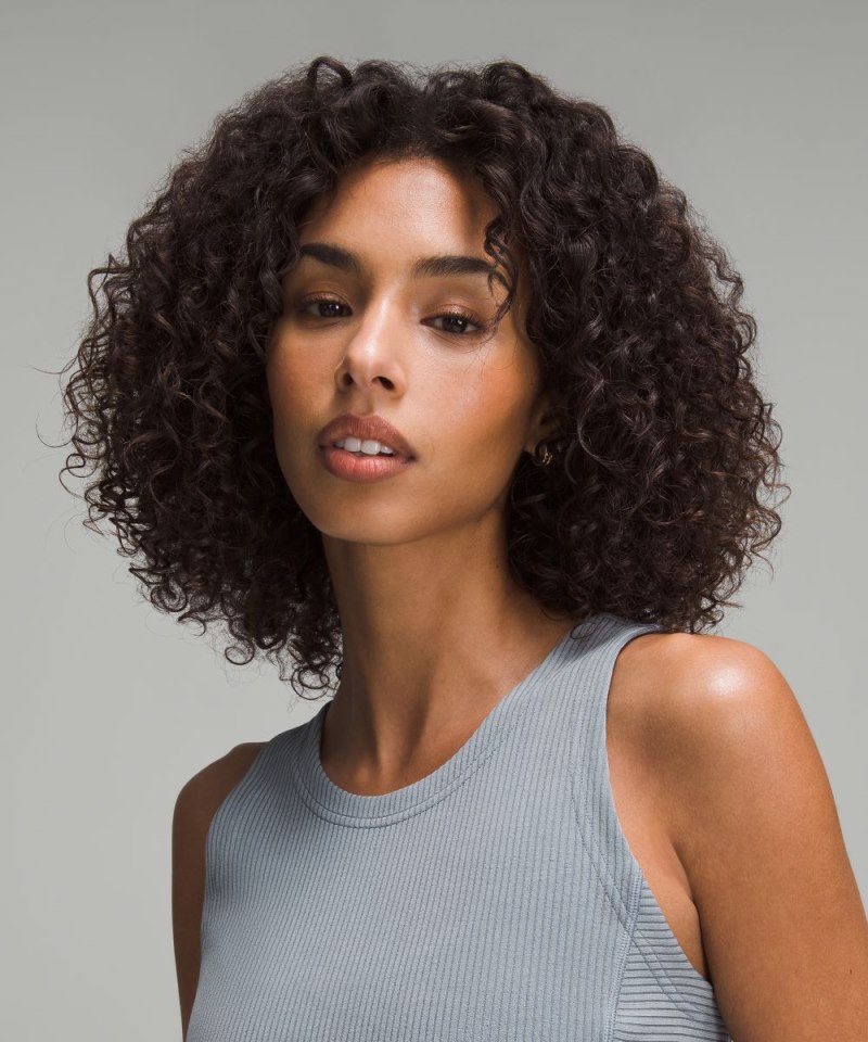 Lululemon Ribbed Softstreme Cropped Tank Top Belgian Blue Online Outlet Sale