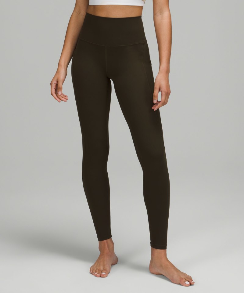 Lululemon lululemon Align™ High-Rise Pant with Pockets 28" Dark Olive Online Outlet Sale