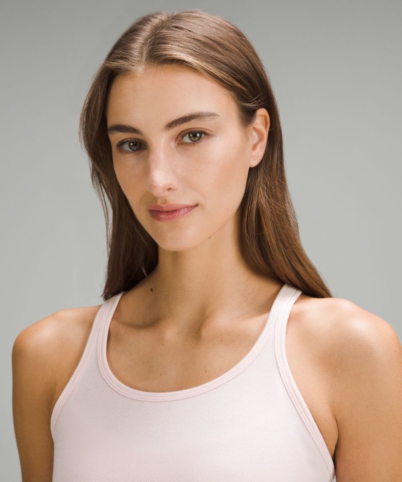 Lululemon Hold Tight Thin Strap Racerback Tank Top Strawberry Milkshake Online Outlet Sale